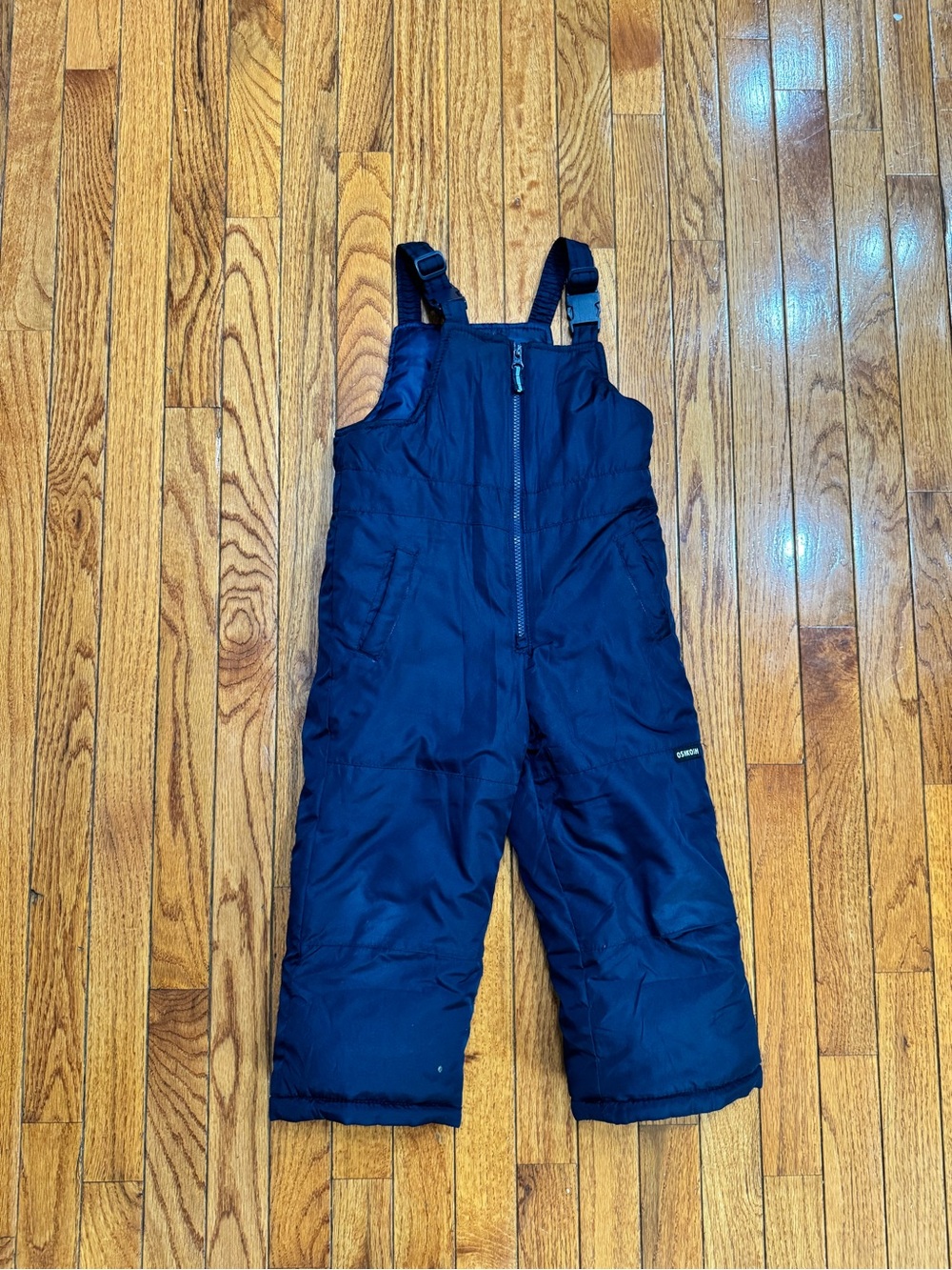 Kids Navy Insulated Snow Bib Overalls
